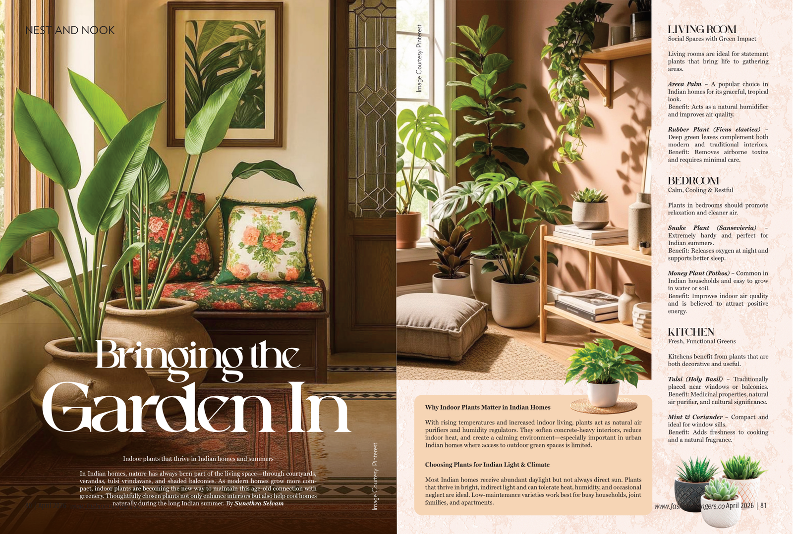 Nest And Nook: Bringing The Garden In